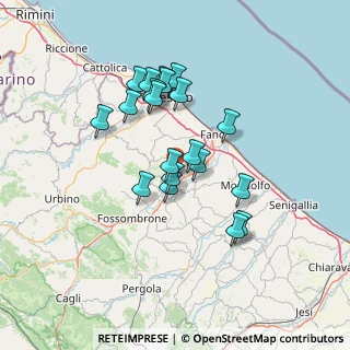 Mappa 61030 Cartoceto PU, Italia (12.139)