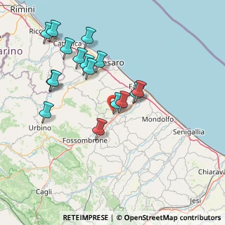 Mappa 61030 Cartoceto PU, Italia (15.8225)