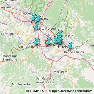 Mappa Via Baccio da Montelupo, 50142 Scandicci FI, Italia (5.49636)