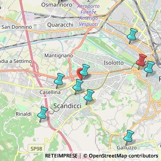 Mappa Via Baccio da Montelupo, 50142 Scandicci FI, Italia (2.75909)