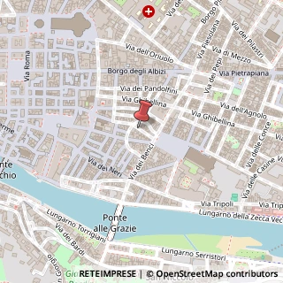 Mappa Via dell'Anguillara, 22, 50122 Firenze, Firenze (Toscana)