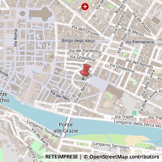 Mappa Borgo dei Greci, 10 R, 50122 Firenze, Firenze (Toscana)