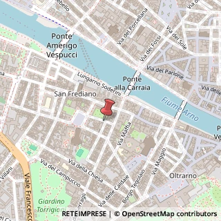 Mappa Borgo della Stella, 11/red, 50124 Firenze, Firenze (Toscana)