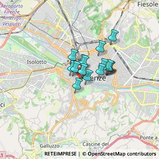 Mappa Borgo della Stella, 50124 Firenze FI, Italia (1.0525)