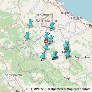Mappa San Martino di Piagnano, 61028 Sassocorvaro PU, Italia (12.32929)