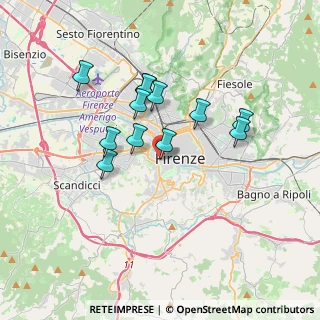 Mappa Via del Drago D'Oro, 50124 Firenze FI, Italia (3.05667)