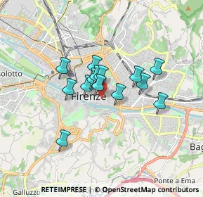 Mappa Piazza di Santa Croce, 50122 Firenze FI, Italia (1.22357)