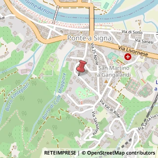 Mappa Via puccini giacomo 7, 50055 Lastra a Signa, Firenze (Toscana)