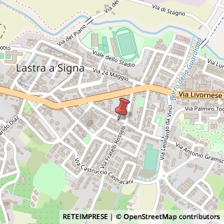 Mappa Via A. Gramsci, 36, 50055 Lastra a Signa, Firenze (Toscana)