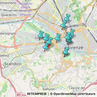 Mappa Via Piero di Cosimo, 50143 Firenze FI, Italia (1.43538)