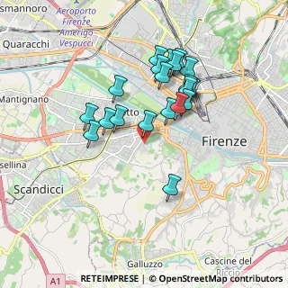 Mappa Via Piero di Cosimo, 50143 Firenze FI, Italia (1.6295)