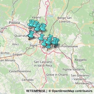 Mappa Via Piero di Cosimo, 50143 Firenze FI, Italia (9.75111)