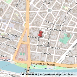 Mappa Via Giotto, 37, 50121 Firenze, Firenze (Toscana)