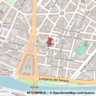 Mappa Via cimabue 31/r, 50121 Firenze, Firenze (Toscana)