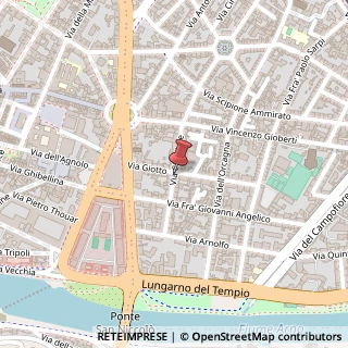 Mappa Via Cimabue, 18, 50121 Firenze, Firenze (Toscana)