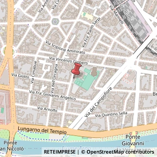 Mappa Via del Ghirlandaio, 52, 50121 Firenze, Firenze (Toscana)