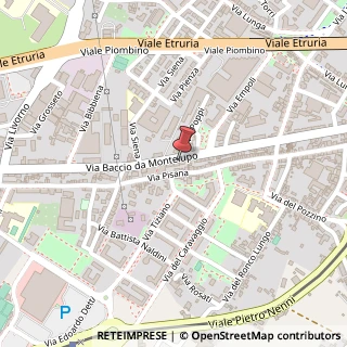 Mappa Via Baccio da Montelupo, 75, 50142 Firenze, Firenze (Toscana)