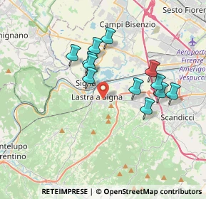 Mappa Via Brunetto Pagliai, 50055 Lastra a Signa FI, Italia (3.29583)