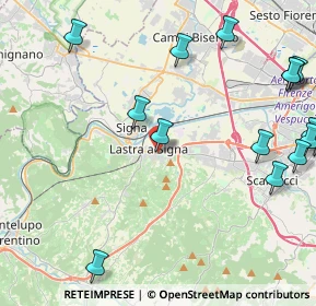 Mappa Via Brunetto Pagliai, 50055 Lastra a Signa FI, Italia (6.61)