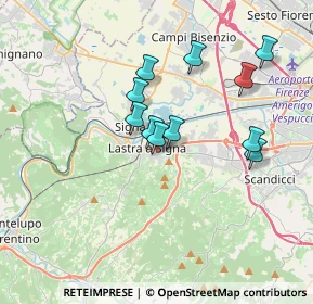 Mappa Via Brunetto Pagliai, 50055 Lastra a Signa FI, Italia (3.10273)