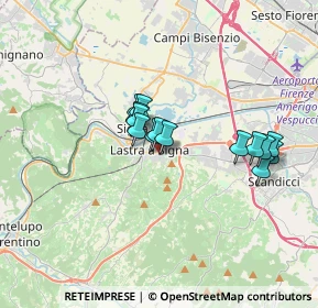 Mappa Via Brunetto Pagliai, 50055 Lastra a Signa FI, Italia (2.75071)