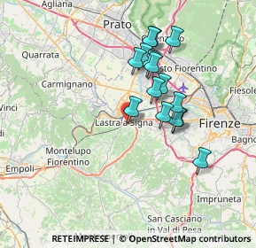 Mappa Via Brunetto Pagliai, 50055 Lastra a Signa FI, Italia (6.204)