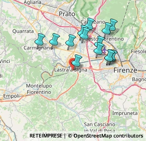 Mappa Via Brunetto Pagliai, 50055 Lastra a Signa FI, Italia (6.99)