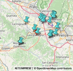 Mappa Via Brunetto Pagliai, 50055 Lastra a Signa FI, Italia (6.995)