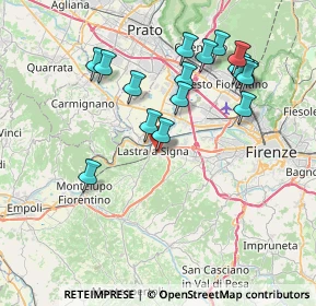 Mappa Via Brunetto Pagliai, 50055 Lastra a Signa FI, Italia (7.88765)