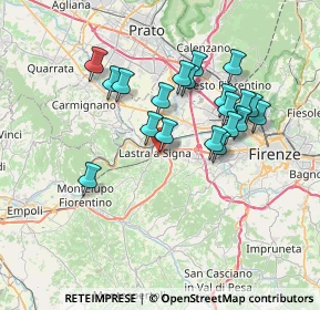 Mappa Via Brunetto Pagliai, 50055 Lastra a Signa FI, Italia (6.656)