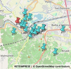 Mappa Via Brunetto Pagliai, 50055 Lastra a Signa FI, Italia (1.4845)