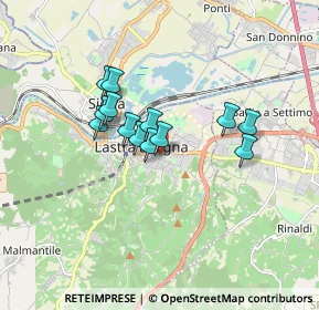 Mappa Via Brunetto Pagliai, 50055 Lastra a Signa FI, Italia (1.30538)