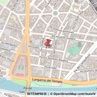 Mappa Via Giotto,  19, 50121 Firenze, Firenze (Toscana)