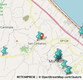 Mappa Strada Mondolfo, 61039 San Costanzo PU, Italia (3.24533)