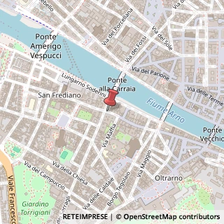 Mappa Via di Santo Spirito, 41, 50125 Firenze, Firenze (Toscana)