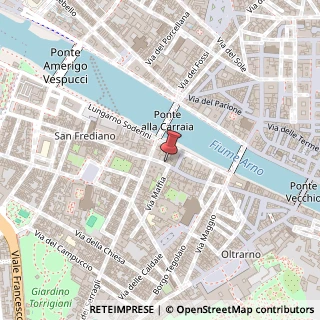Mappa Via Santo Spirito, 54R, 50125 Firenze, Firenze (Toscana)