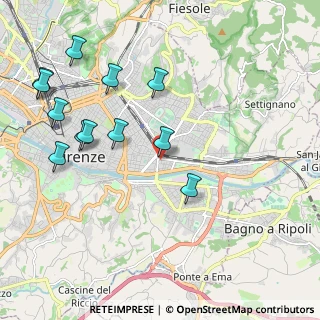 Mappa Via Aretina, 50137 Firenze FI, Italia (2.3625)
