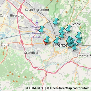 Mappa Via spinello aretino 1c rosso, 50143 Firenze FI, Italia (3.94857)