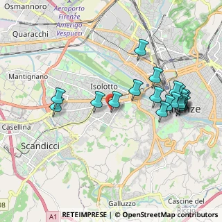 Mappa Via spinello aretino 1c rosso, 50143 Firenze FI, Italia (2.11)