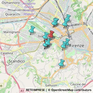Mappa Via spinello aretino 1c rosso, 50143 Firenze FI, Italia (1.39)