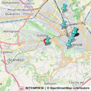 Mappa Via spinello aretino 1c rosso, 50143 Firenze FI, Italia (2.51545)