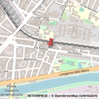 Mappa Via Aretina, 99, 50136 Firenze, Firenze (Toscana)