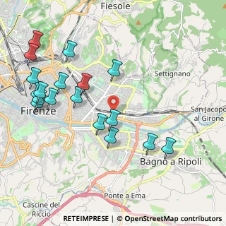 Mappa Via Augusto Barazzuoli, 50136 Firenze FI, Italia (2.38944)