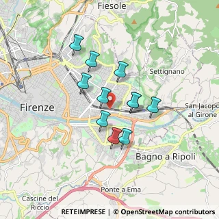Mappa Via Augusto Barazzuoli, 50136 Firenze FI, Italia (1.34545)