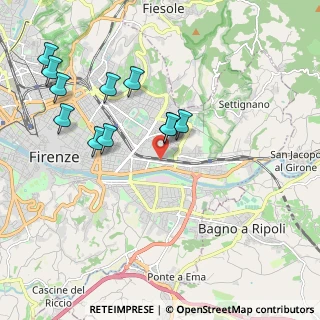 Mappa Via Augusto Barazzuoli, 50136 Firenze FI, Italia (2.08909)