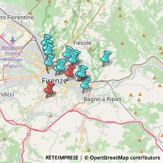 Mappa Via Augusto Barazzuoli, 50136 Firenze FI, Italia (2.96765)
