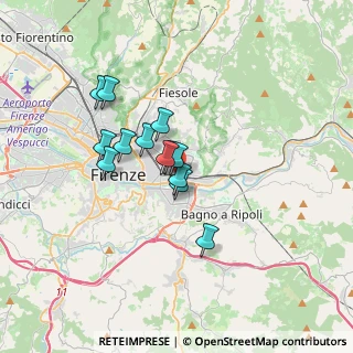 Mappa Via Augusto Barazzuoli, 50136 Firenze FI, Italia (2.53692)