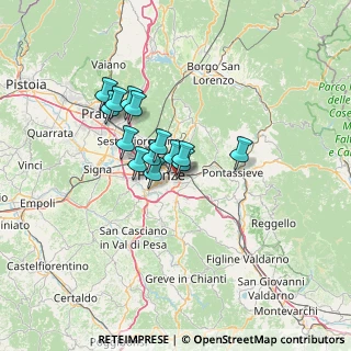 Mappa Via Augusto Barazzuoli, 50136 Firenze FI, Italia (9.53071)