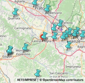 Mappa Via IV Agosto, 50055 Lastra a Signa FI, Italia (10.151)