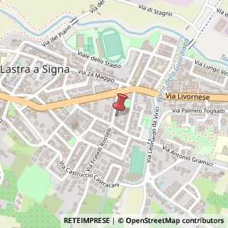 Mappa Via Fratelli Rosselli, 19, 50055 Lastra a Signa, Firenze (Toscana)
